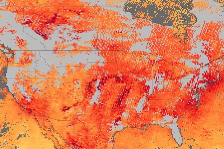 Carbon Monoxide Pollution over the United States and Canada