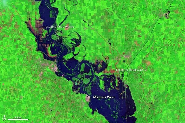 Lingering Floods in Eastern Nebraska