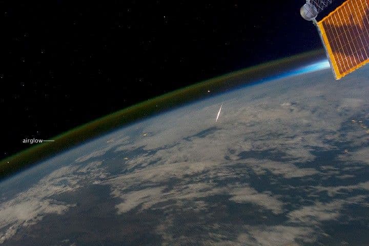 Looking Down on a Shooting Star