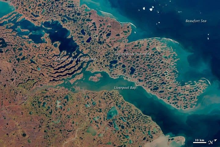Liverpool Bay and Tuktoyaktuk Peninsula, Canada