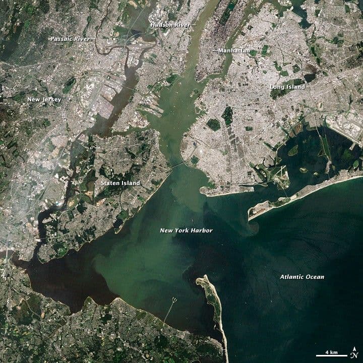 Irene’s Sediment in New York Harbor