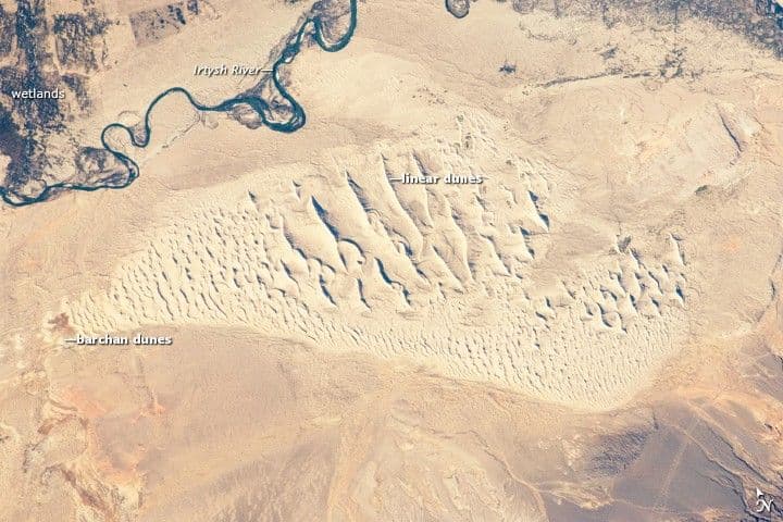 Sand Dunes, Junggar Basin, Northwestern China