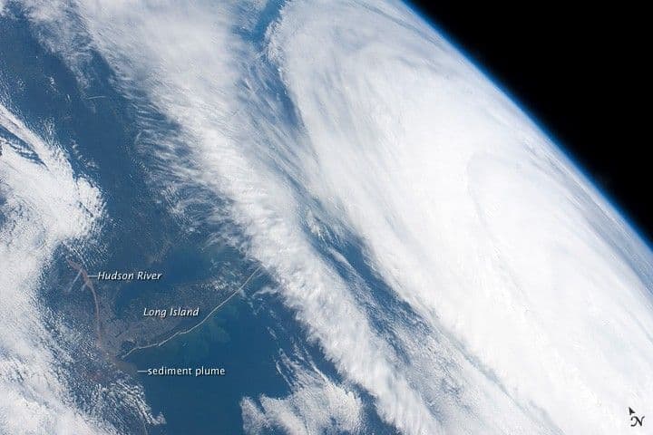 Hurricane Katia off the Northeastern US Coastline