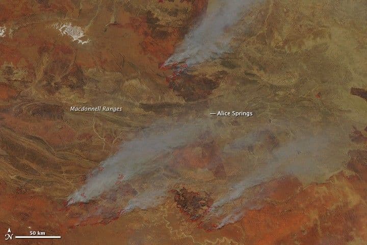 Fires in Northern Territory, Australia