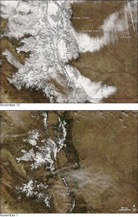 Snowy November in Colorado