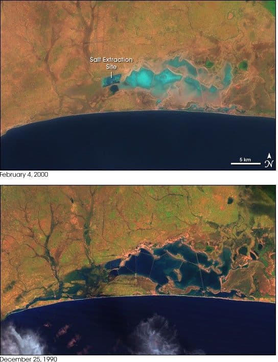 Songor Lagoon, Ghana