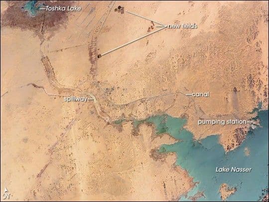 Lake Nasser and the New Valley