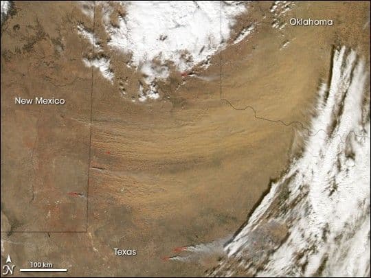 Dust Storm in Texas