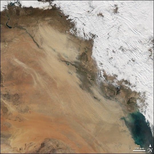 Dust Storm over Iraq