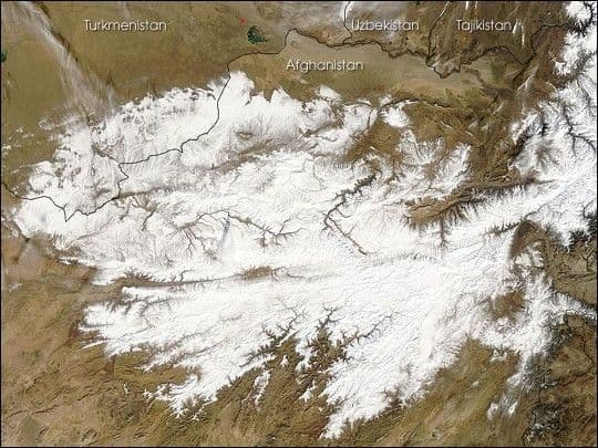 Snow in Afghanistan