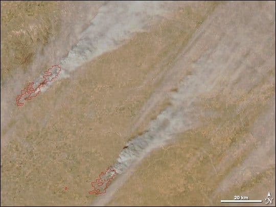 East Amarillo Complex Fires, Texas