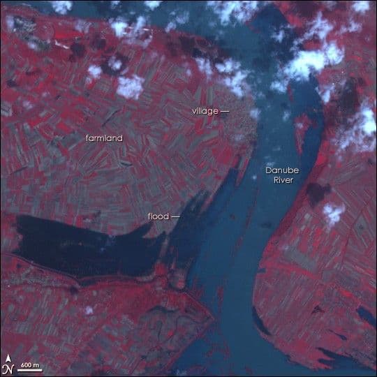Floods on the Danube River