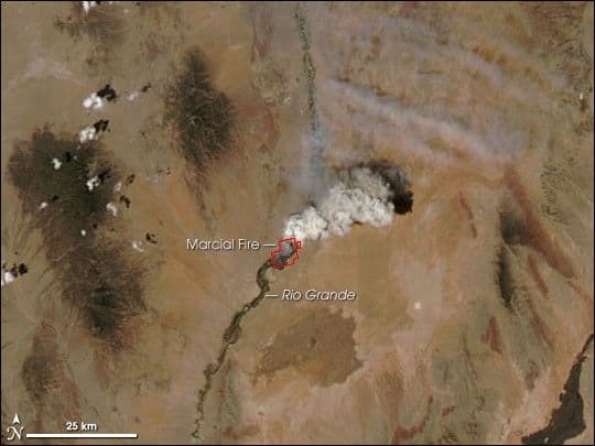 Marcial Fire, New Mexico