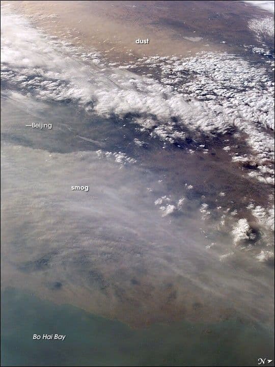 Dust and Smog in Northeast China