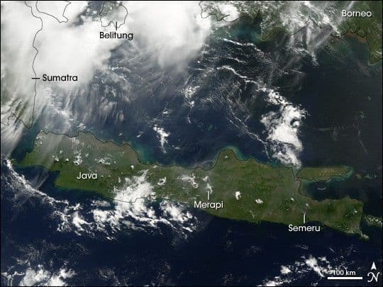 Java and the Merapi Volcano