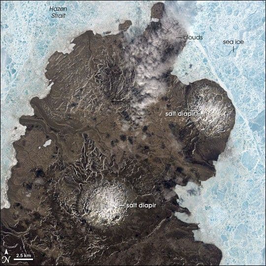 Salt Domes on Melville Island