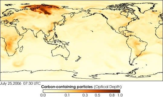 “Chemical Weather Forecasts:” Carbon-Containing Particles