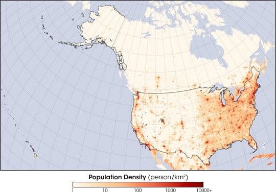 United States Population Density