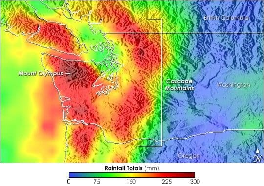 Record Rain in the Pacific Northwest