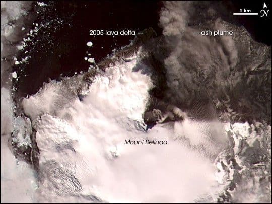 Volcanic Activity on Montagu Island