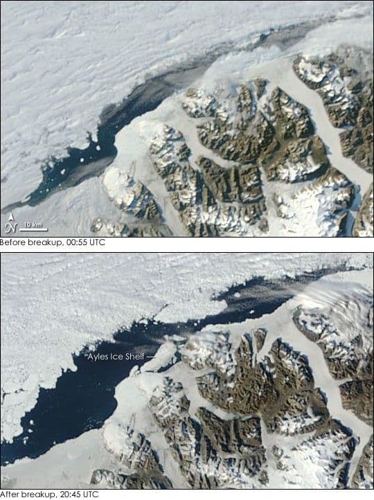 Ayles Ice Shelf, Ellesmere Island