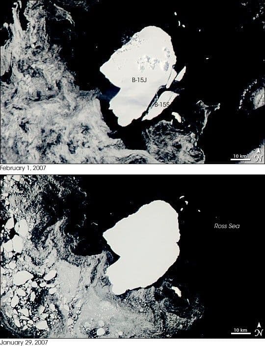 Another Iceberg from Former Ross Sea Giant