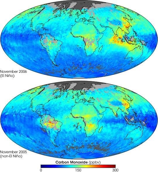 Humans, El Nino Conspire to Boost Carbon Monoxide Levels