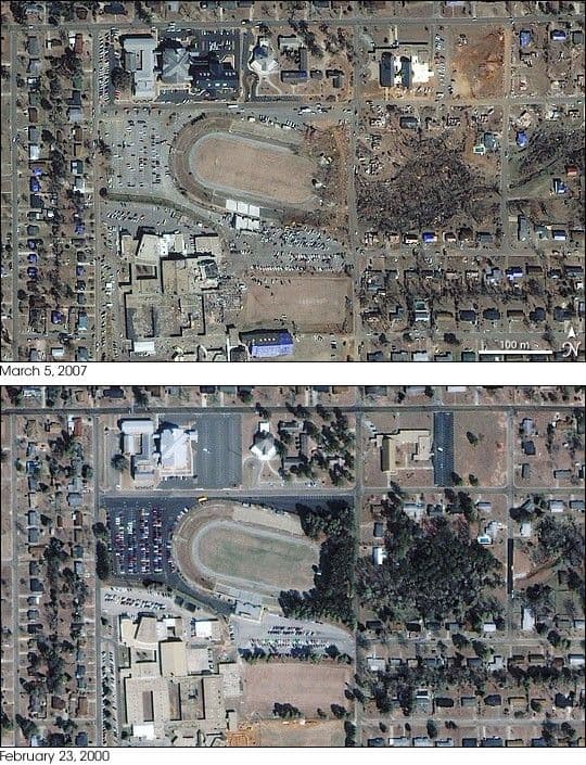 Tornadoes Strike Enterprise, Alabama