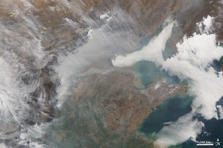 Haze over Beijing
