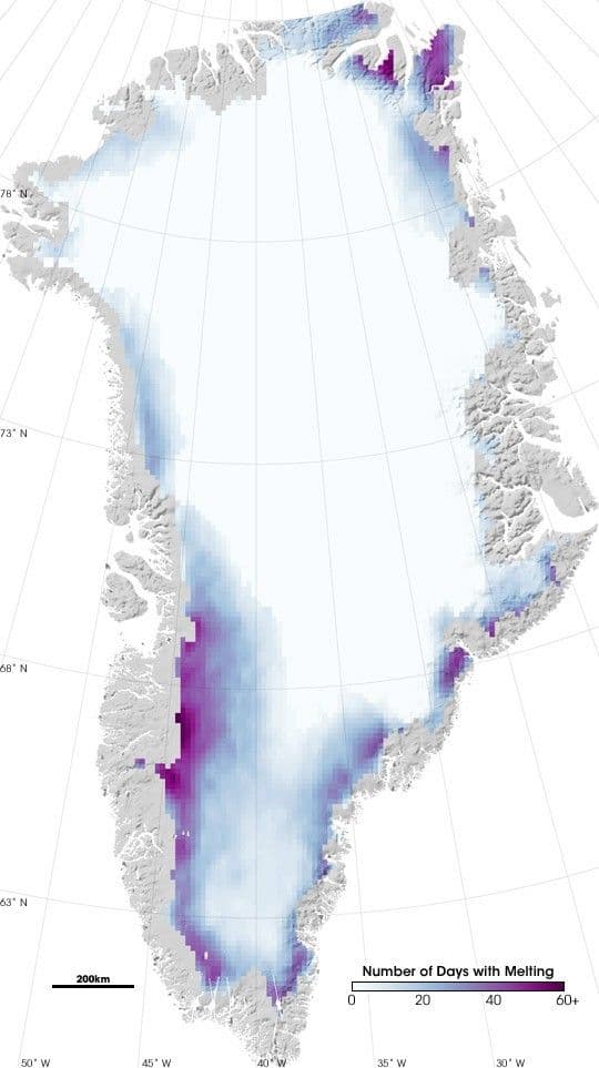 Melting Days on Greenland