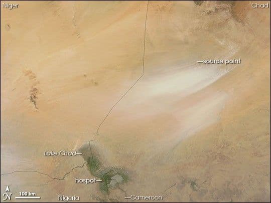 Bodele Depression Dust Storm