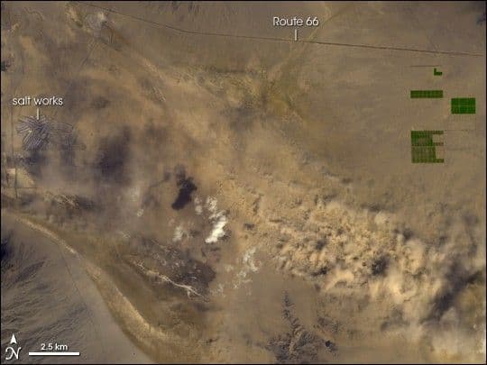 Dust Storm in Southern California