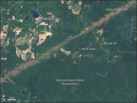 Tornadoes Strike Northern Wisconsin
