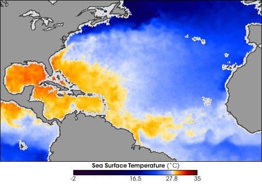 Hurricane-Ready Waters in the Atlantic