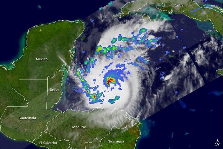 Looking Inside Hurricane Rina