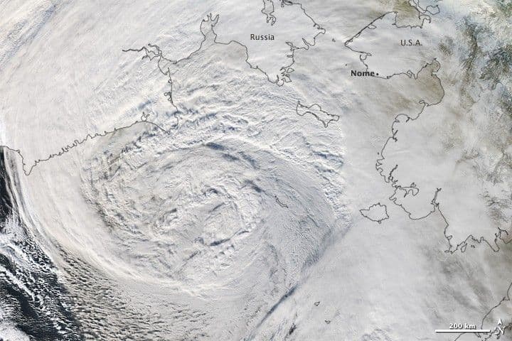 Powerful Storm hits Alaska