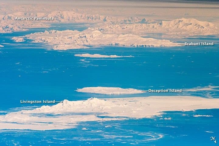 South Shetland Islands and Antarctica