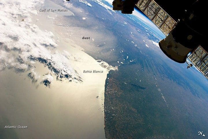 Dust Plume over the Bahia Blanca