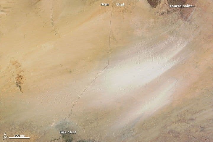 Bodele Depression Dust Storm