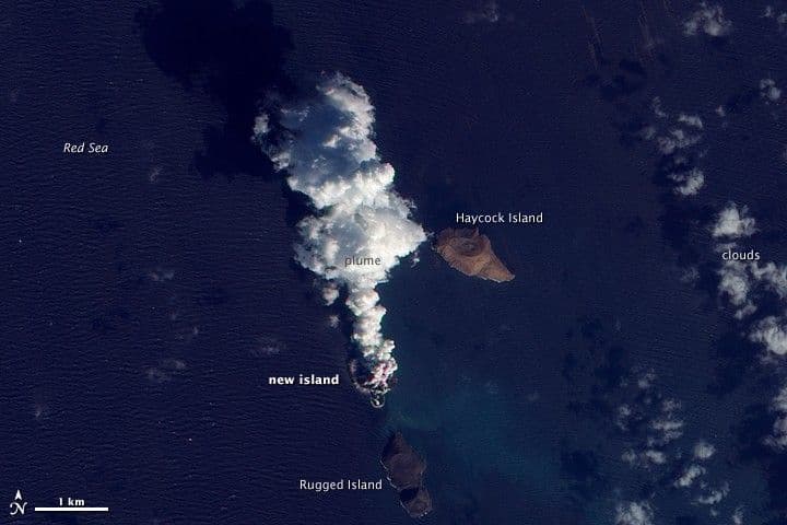 Volcanic Activity in the Red Sea