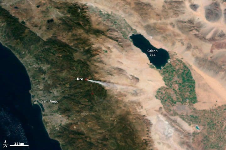 First Fire Images from VIIRS