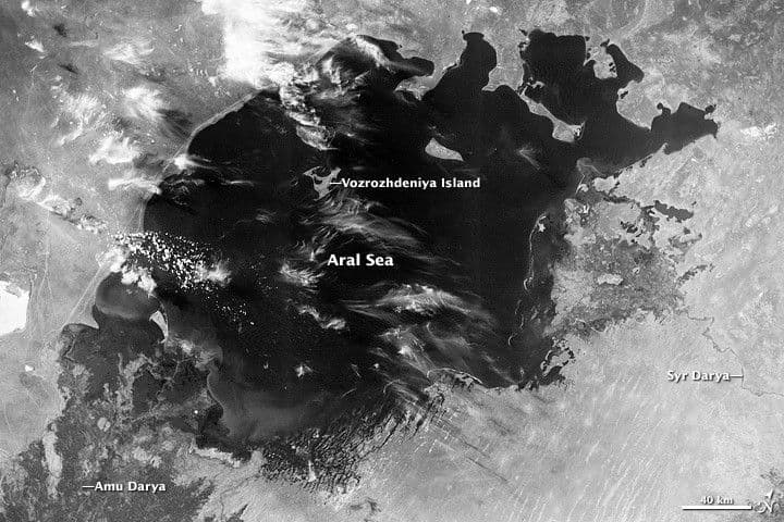 The Aral Sea, Before the Streams Ran Dry