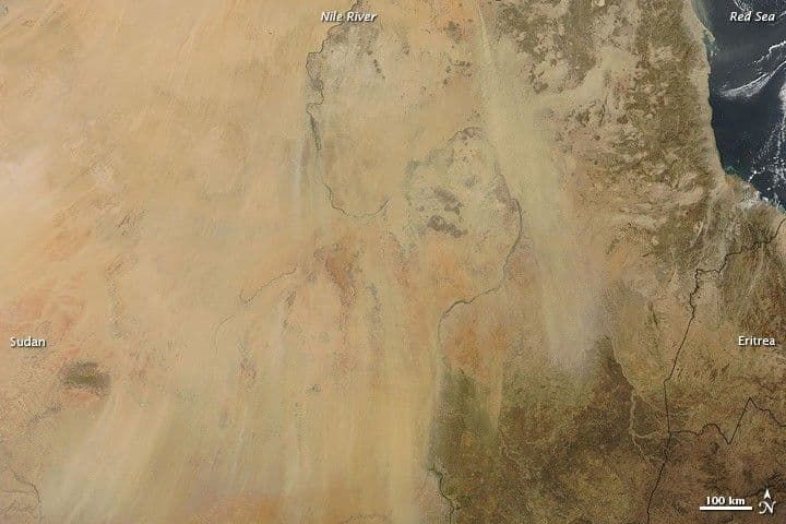 Dust in Sudan
