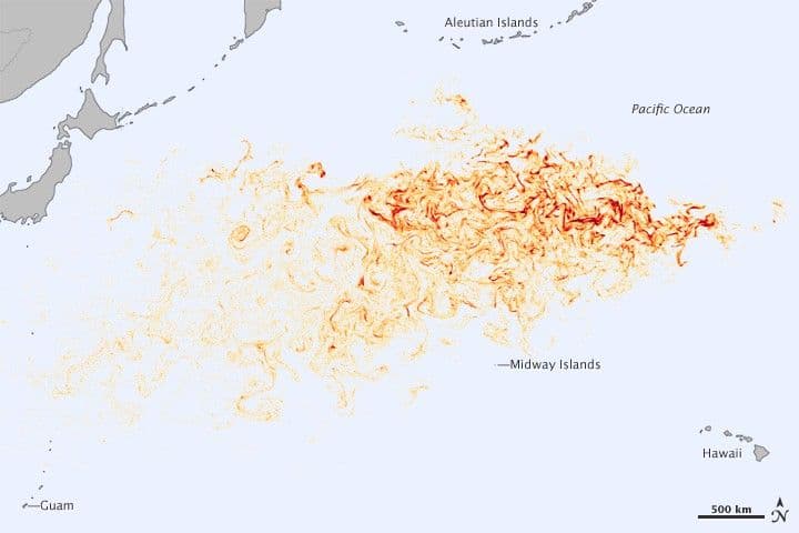 Tracking Debris from the Tohoku Tsunami