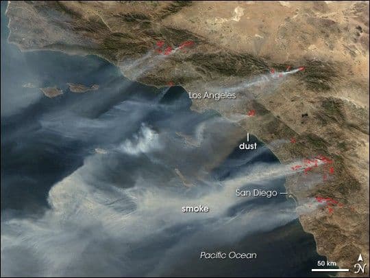 Fires in Southern California