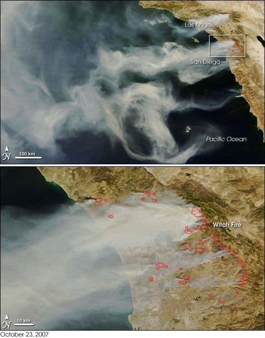 Fires in Southern California
