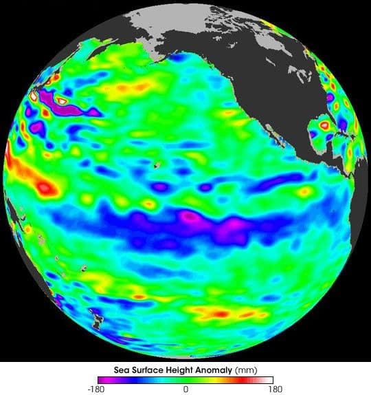 La Nina Strengthens in Autumn 2007