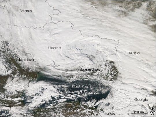 Severe Storm in the Sea of Azov