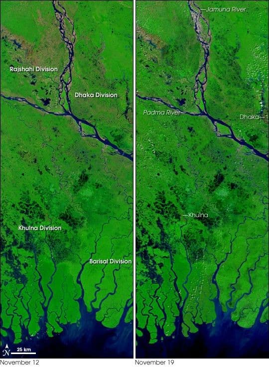 Cyclone Sidr Floods Bangladesh