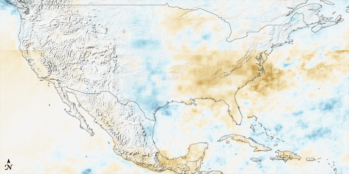 2007 Rainfall Patterns in United States